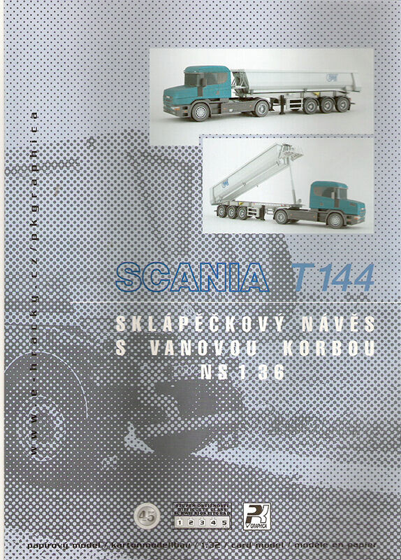 PKG 45 Scania T144 s návěsem Panav